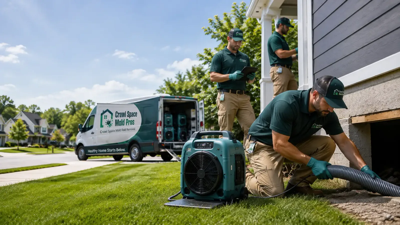 Crawl Space Mold Removal in Weed, CA